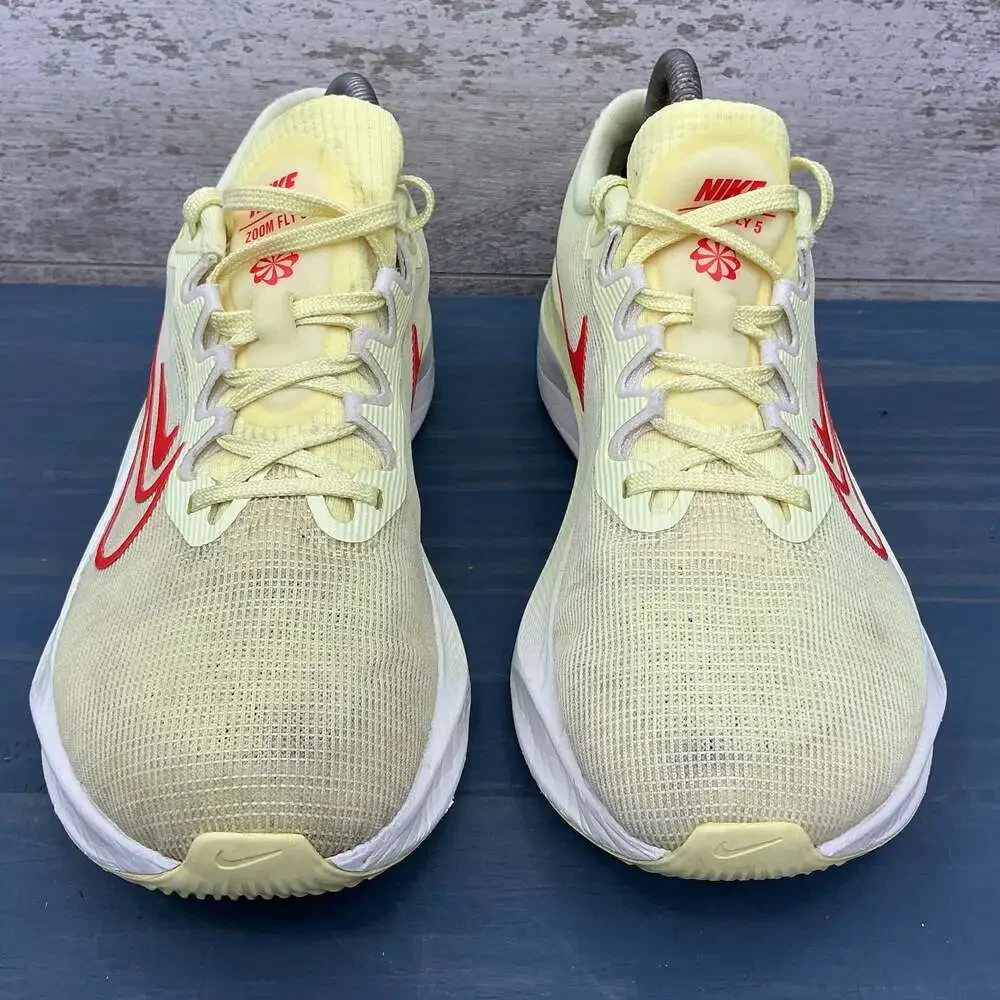 Nike Zoom Fly 5 Women's Road Running Shoes Citron Tint Light Crimson US 9.5 DM89